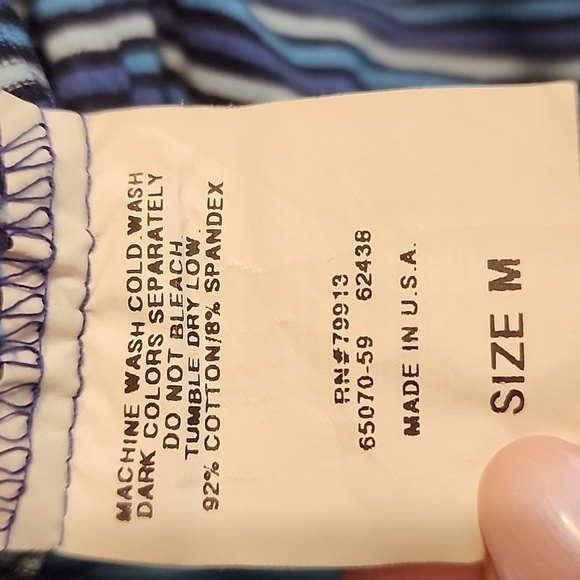 Mimi Maternity maxi dress sz M stripes - Picture 8 of 8